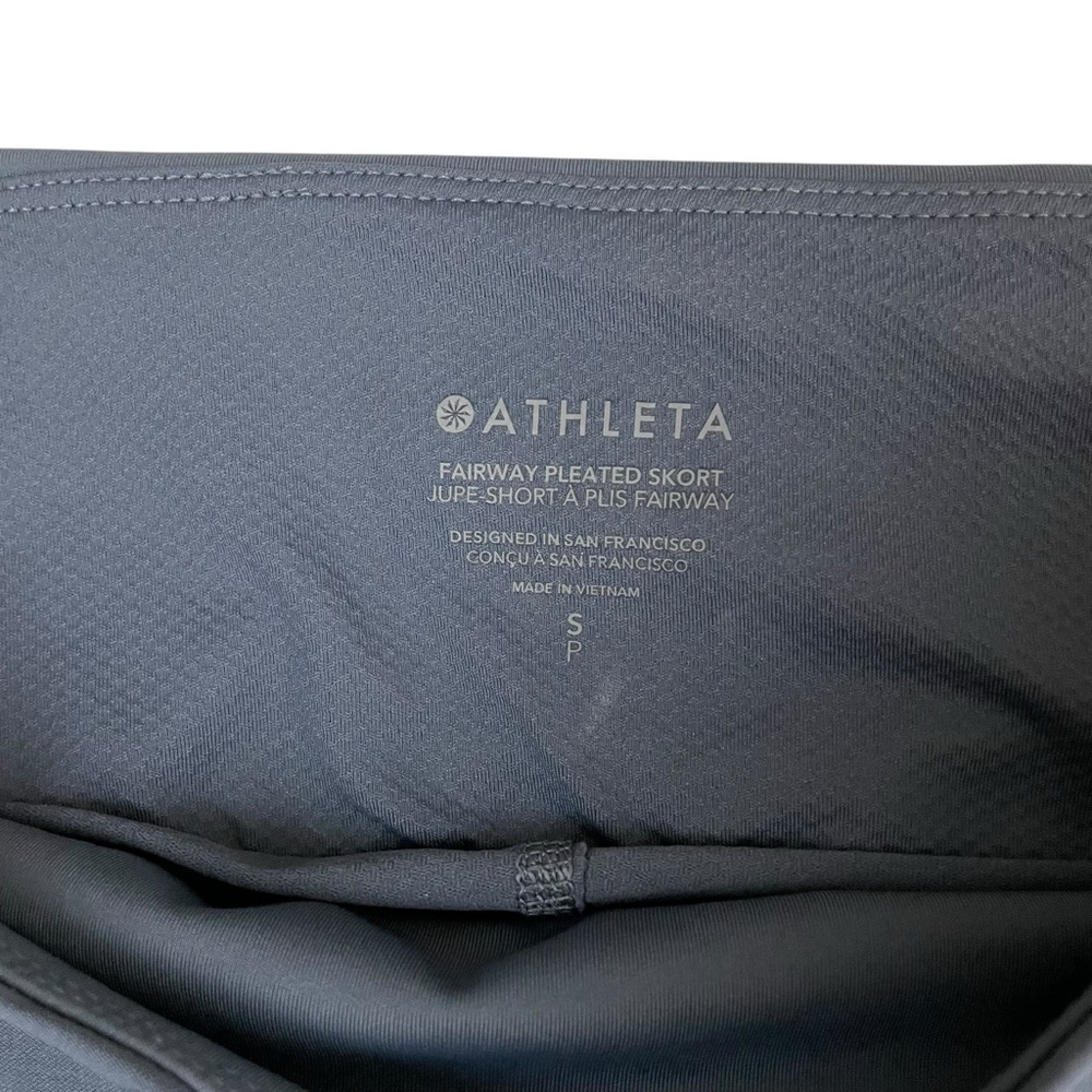 Athleta Fairway Pleated Skort Granite Blue Small - Picture 10 of 16